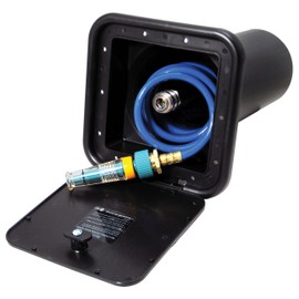 Phoenix Faucets PF147008 Spray-Away Self Storing Sprayer with Quick Connect Valve - 15' Coiled Hose, Black