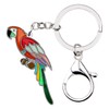 DOWAY Cute Macaw Parrot Keyring Car Accessories Key Charms Purse