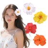 Hawaiian Flower Hair Clips for Women Girls Plumeria Flowers Hair