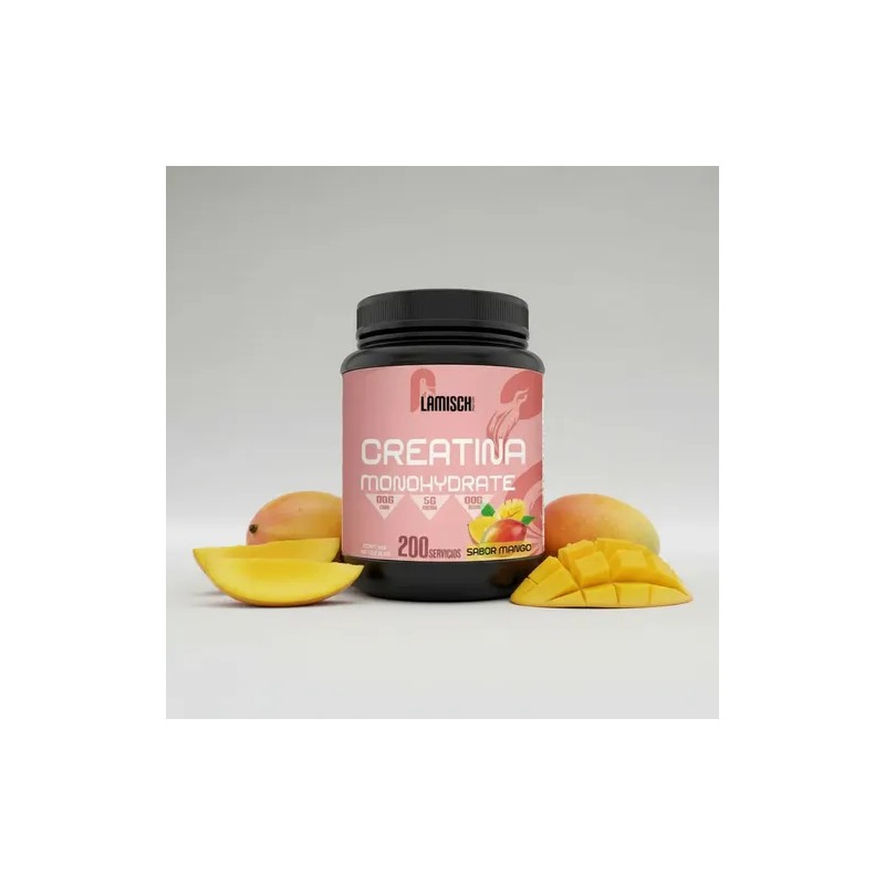 Creatina Monohidratada 1kg Flamish 200 Servicios Sabores
