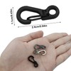 LAMXD Mini Carabiner Clip, Tiny Carabiners Set, Spring Snap Keyring