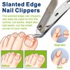 DIGNITY Nail Clippers with Catcher and Safety Lock,Wide Jaw Opening,Thick