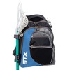 STX Lacrosse Sidewinder Lacrosse Backpack, Black/Columbia