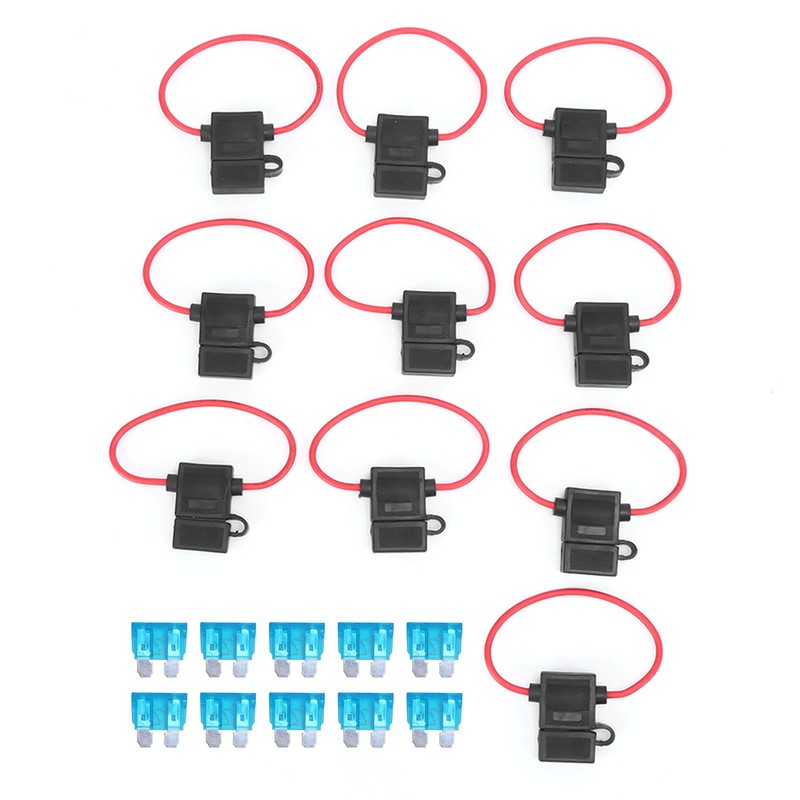 Inline Fuse Holder ATC/ATO AddaCircuit Waterproof Car Fuse Holder with