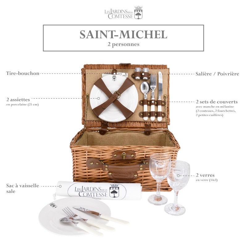 Les Jardins de la Comtesse - Picnic Basket for 2