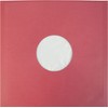 12 Premium Red Polylined Record Inner Sleeves - Archival Quality,