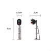 3 Pieces Model Railway N Scale 1:87 Track Signals 2