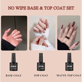 Nail Salon Kit: 100PCS False Nails with U V Lamp, Gel Polishes & Complete Manicure Set - Includes Base/Top Coats, French Tips, Rhinestones & Tools