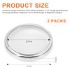 2-1/2" Clear Replacement Regulator Gauge Lens/Cover– Durable 1/4 Turn Twist