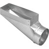 GV0651 End Boot - 4x10x4 Inches, 90-Degree Angle - Sturdy