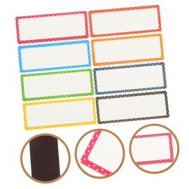 Operitacx 2 Sätze Kühlschrankmagnete Kühlschrankaufkleber Starker Magnet Magnetische Pinnwand-grenze Namensaufkleber Aufkleber Für Kühlschrank Trocken Abwischbare Magnete 16 Blatt * 2