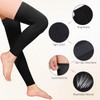 20-30 mmHg Thigh High Compression Socks 1 Pair Open- Toe