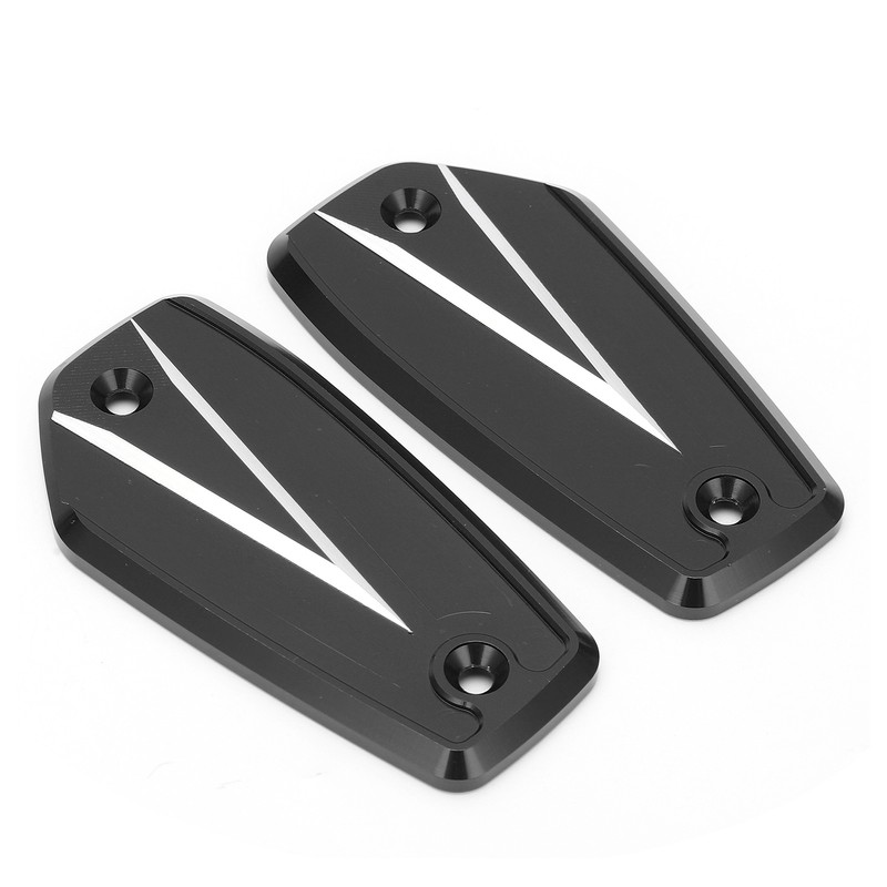 2pcs Front Brake Reservoir Cylinder Cover Cap Replacement for Suzuki
