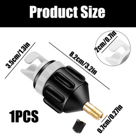 Sup Adapter for Compressor, Stand Up Paddle Board Pump Accessories, Inflatable Boat Paddling Air Pump Valve, Kayak Stand-Up Paddle Motor Valve Adapter (Pack of 5)