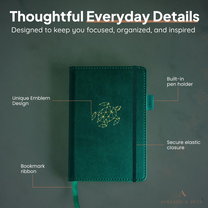 Small Notebook A6 by Avocado and Spice® - A6 Pocket
