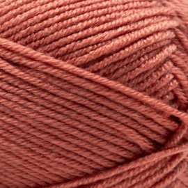Estako DailyKnit-DK - 100% Anti-Pilling Acrylic Yarn - Soft DK Light Weight #3 - (3.52 oz / 273 Yds) - for Knitting & Crocheting (80028 - Coral)