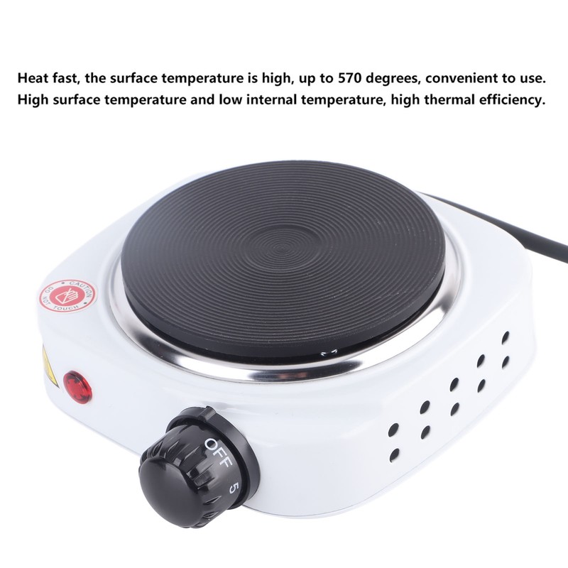 Portable 500W Electric Mini Stove Hot Plate Multifunctional Home Heater
