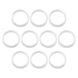 Be In Your Mind Pack of 10 Bicycle Chainring Bolts Spacers Washer Aluminium Alloy Double Ring for Single Seal for Bicycle Headset Chainring, 2 mm Thickness 10 mm Inner Diameter