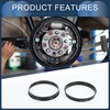 INFINAUTO Hub Centric Rings,72.6mm ID 74.1mm OD Car Wheel Hubrings