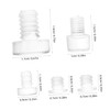 Gadpiparty 50pcs Transparent Rubber Bumpers with Stem Slip Pads for