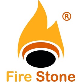 Fire Stone Kitchen Apron, 70 x 80 cm Long, Cooking Apron, Cotton, Black, Apron with 2 Pockets, Unisex, black