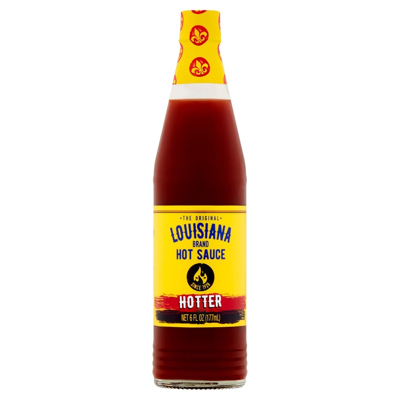 Louisiana Brand Hot Sauce, Hotter Hot Sauce (6 Fl Oz