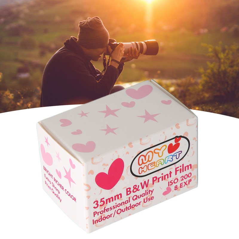 35mm Black and White Print Film ISO 200 HD Camera