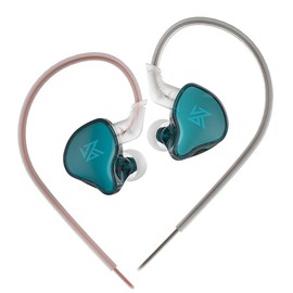 QZXYHYN KZ EDCX IEM 10MM Dynamic Coil 3.5MM Plug in-Ear Headphones (no mic, Cyan)