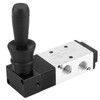 Oumefar G1/8 Air Control Valve 3 Position 5-Way Flow Control