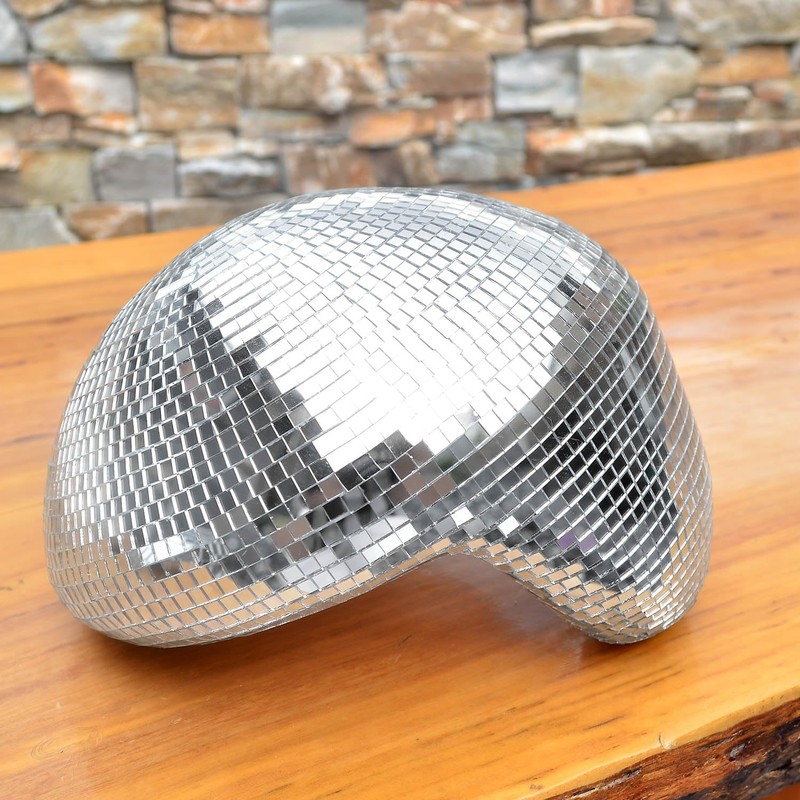 TUCAI Decoración de bola de discoteca derretida, bola de espejo