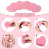 Nynkyon 10 PCS Compressed Facial Sponges Professional, Heart Shaped Cellulose