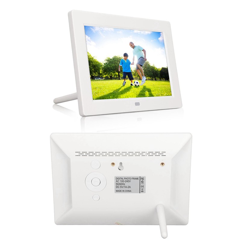 Digital Photo Frame 8in 1280x800 Support MP3 MP4 HD Video