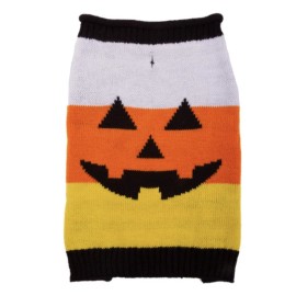 Way to Celebrate Candy Corn Stripe Sweater Dog Size Small Pet Dog Apparel