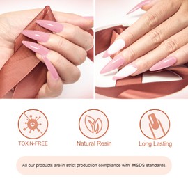 VENALISA Hard Gel for Nails, 50ml Jelly Pink Builder Nail Gel Extension Gel Nail Polish Jelly Strengthener Gel Polygel Nail Art Manicure