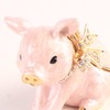 PIEARTH EX309-1 Jewelry Box, Ribbon Pig, Zinc
