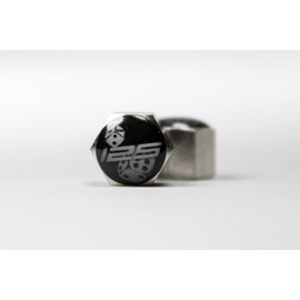 BIKE-label Motorcycle Valve Caps Compatible with Yamaha MT-125 Tech Black X400585 Pack of 2