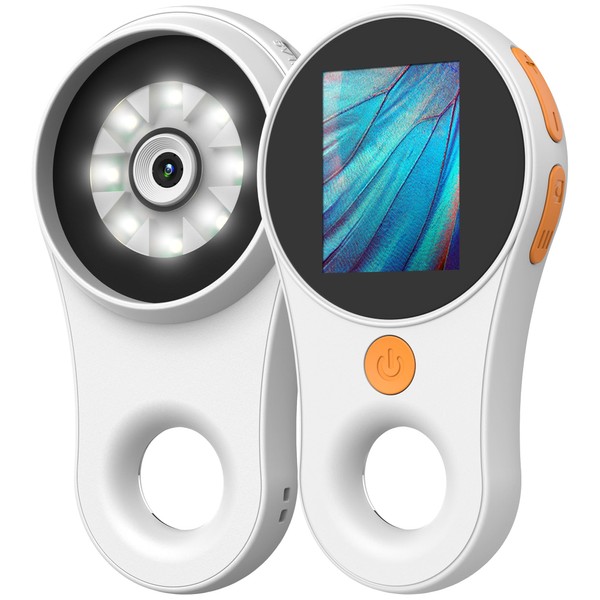 Macro Digital Microscope Fixed Focus, Portable Handheld Magnifying Glass,2.0 inch