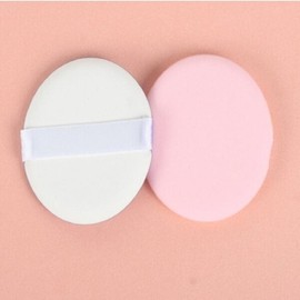 Foundation Sponge Round Luxury Makeup Air Puff (2EA) - Foundation Cushion Pink Beige / 파우데이션 스펀지 원형 고급 메이크업 에어퍼프(2EA) - 파운데이션 쿠션핑크 베이지