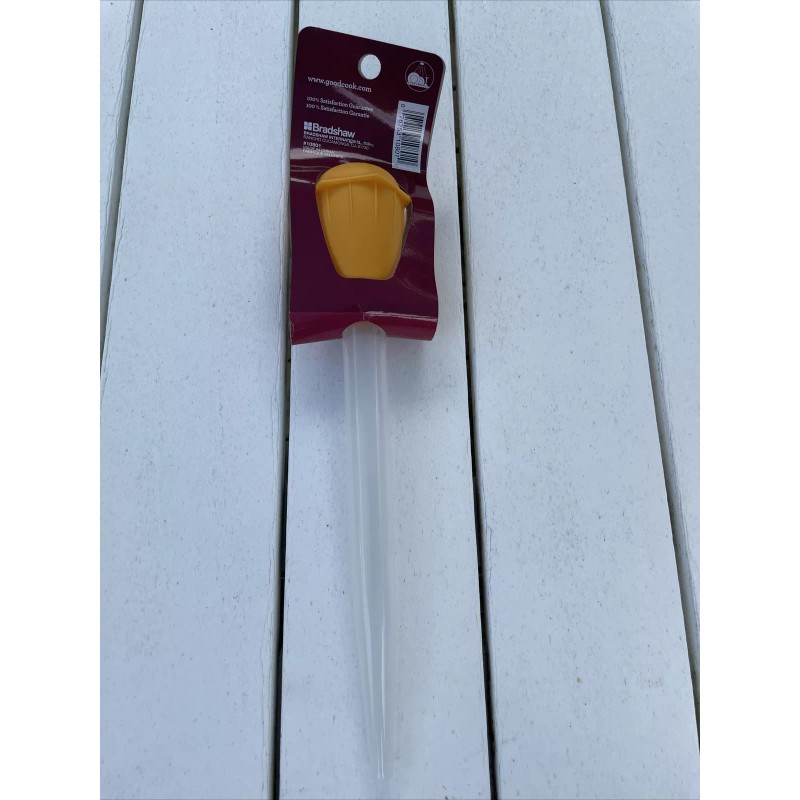 GOOD COOK Turkey Baster, Heat Resistant with Yellow Rubber Bulb