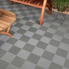 BlockTile B2US4630 Deck and Patio Flooring Interlocking Tiles Perforated Pack,