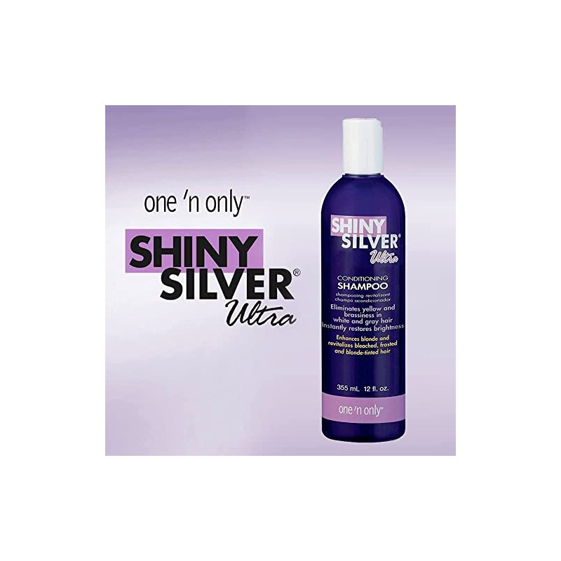 Shiny Silver Ultra Shampoo Conditioning 12oz (2 Pack)
