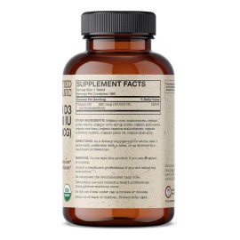 Futurebiotics Vitamina D3 10,000iu Con 360 Tabletas Orgánicas Hecho En Usa