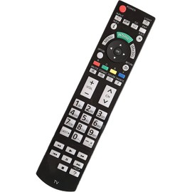 Replacement Remote Control N2QAYB000703 for Panasonic Viera TV TC-P50ST50 TC-L42ET5 TC-P55ST50 TC-P55VT50 TC-L55ET5 TC-L55DT50 TC-P60ST50 TC-P65VT50