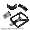 Enlee 2pcs Mountain Bike Pedals NonSlip DU Bearing Lightweight Bicycle
