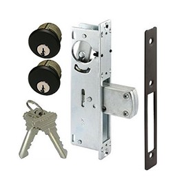 Pacific Doorware Storefront Door Mortise Lock Swing Deadbolt & Cylinder Combo, Adams Rite Cam (Double Cylinder, Duronotic Bronze, 31/32" Backset)