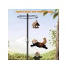 Onlyfly Squirrel Baffle for Bird Feeder Pole - Squirrel Proof