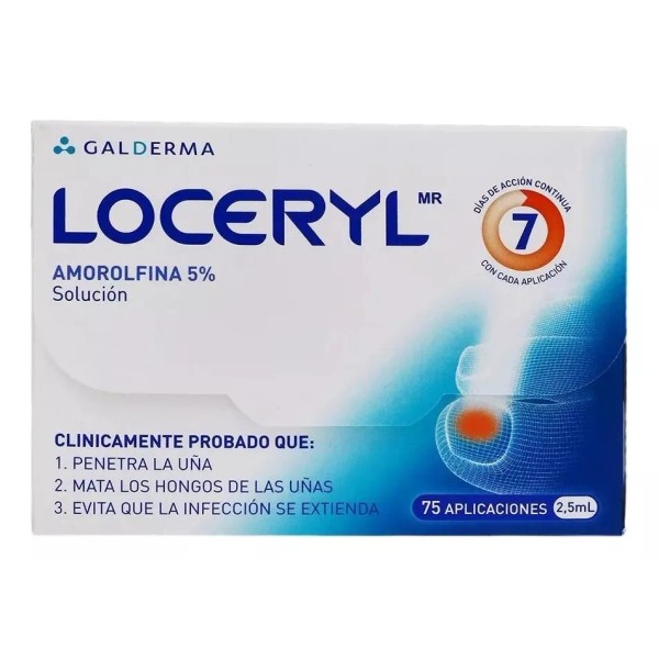 Loceryl Solución Para Tratamiento De Onicomicosis 5% 2.5ml