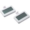 Fudeshe 2 Pack Refrigerator Thermometer,Digital Freezer Thermometer,Hook thermometer,with Large LCD