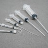 10ml Luer Lock Syringe with Cap and Soft Plastic Tube,