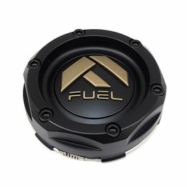 Fuel Off-Road Matte Black Wheel Center Cap with Bronze Logo 1003-46MBZ